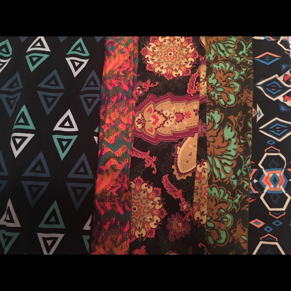 5 T&C gently worn leggings bundle